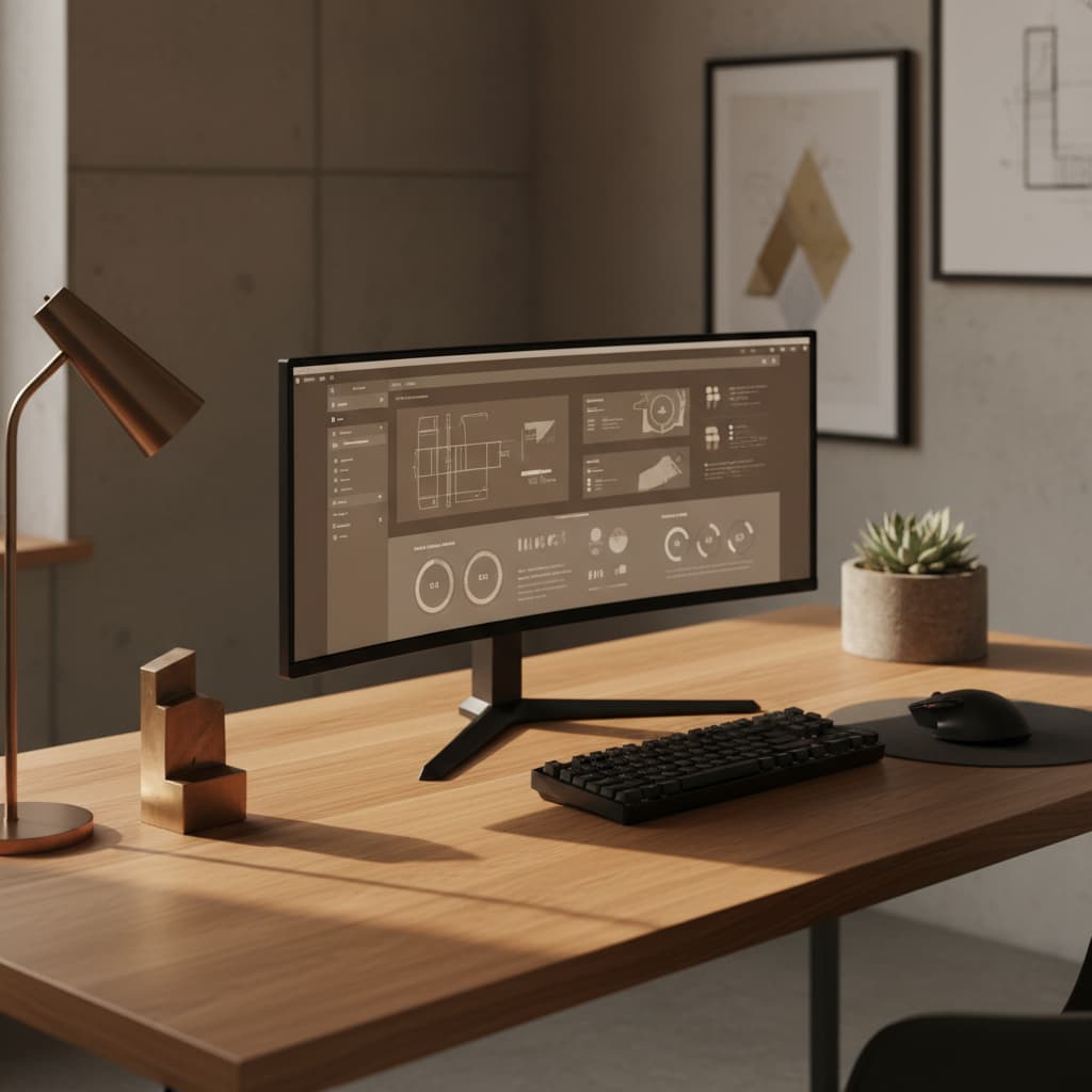 Modern workspace environment at Khoshà Systems